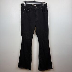 Levi's Jeans Womens 31 Black 726 Flare Stretch Water Less W31 L32 A3410-0007